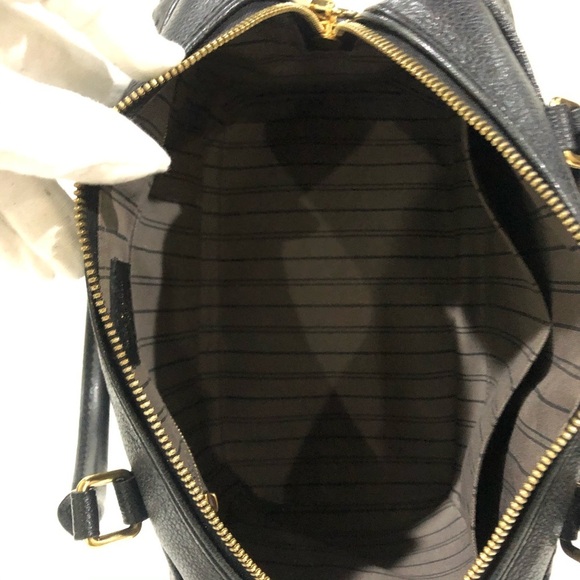 Auth Louis Vuitton Monogram Empreinte Leather Speedy 25 Bandouliere Crossbody - Picture 9 of 17